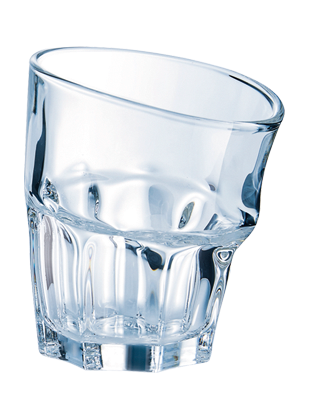 Whiskyglas Pop Corn 27cl ungeeicht mehrfarbig individuell bedruckt